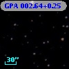 GPA 002.64+0.25