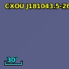 CXOU J181043.5-261044