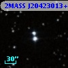 2MASS J20423013+6553049