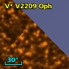 V* V2209 Oph