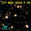 Cl* NGC 6531      F      70