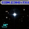 CCDM J22043+7311AB