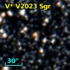 V* V2023 Sgr