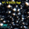 V* V2033 Sgr