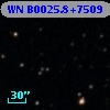 WN B0025.8+7509