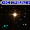 CCDM J01047+7450AB