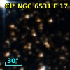 Cl* NGC 6531      F      17