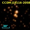 CCDM J18116-2058B
