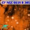 Cl* NGC 6618      B     305
