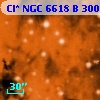 Cl* NGC 6618      B     300