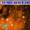 Cl* NGC 6618      B     345