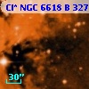 Cl* NGC 6618      B     327