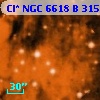 Cl* NGC 6618      B     315