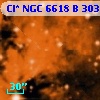 Cl* NGC 6618      B     303