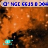 Cl* NGC 6618      B     304