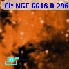 Cl* NGC 6618      B     298