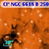 Cl* NGC 6618      B     250