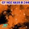 Cl* NGC 6618      B     244