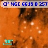 Cl* NGC 6618      B     257