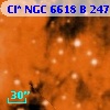 Cl* NGC 6618      B     247