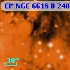 Cl* NGC 6618      B     240
