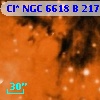 Cl* NGC 6618      B     217