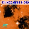 Cl* NGC 6618      B     209