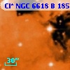 Cl* NGC 6618      B     185