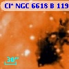 Cl* NGC 6618      B     119