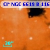 Cl* NGC 6618      B     116