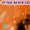 Cl* NGC 6618      B     115