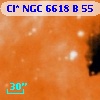 Cl* NGC 6618      B      55