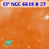 Cl* NGC 6618      B      27
