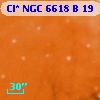 Cl* NGC 6618      B      19