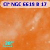 Cl* NGC 6618      B      17
