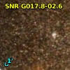 SNR G017.8-02.6