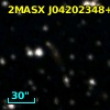 2MASX J04202348+5803051