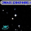 2MASS J20474495-0840073