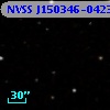 NVSS J150346-042310