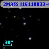 2MASS J16110033-0722442