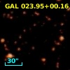 GAL 023.95+00.16