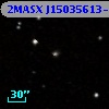 2MASX J15035613-0343051