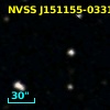 NVSS J151155-033159