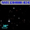 NVSS J204800-024303