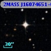 2MASS J16074651-0014025