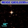 MSX5C G031.1599+00.0457