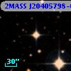 2MASS J20405798-0034373