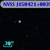 NVSS J150421+003554