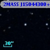 2MASS J15044300+0138536
