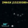 2MASX J15220380+0011283